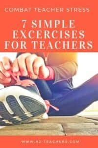 Combat Teacher Stress with these 7 Simple Exercises for Teachers www.nj-teachers.com Forget spending an hour in the gym. Try these simple exercises to build muscle and shred stress. #excerciseforlessstress #simpleexcercises #superman #plank #burpees #incline push-up #excerciseforbusypeople #excercisewithoutmuchtime #excerciseathome #skipthegym