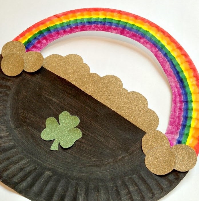 Paper Plate St. Patrick's Day Craft