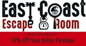 Discount for East Coast Escape Room 10