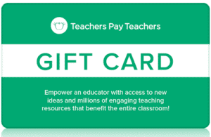 teacher pay teacher gift card