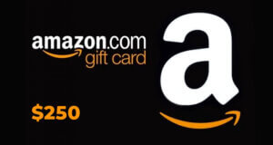 $250 Amazon.com Gift Card