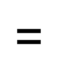 equal symbol