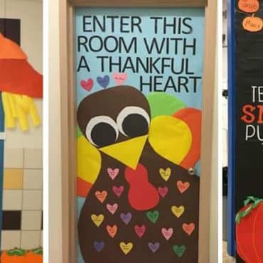 8 Great Fall Classroom Door Decorations