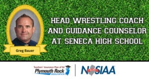 Photo of Greg Bauer, Head Wrestling Coach/Guidance Counselor, Seneca High School